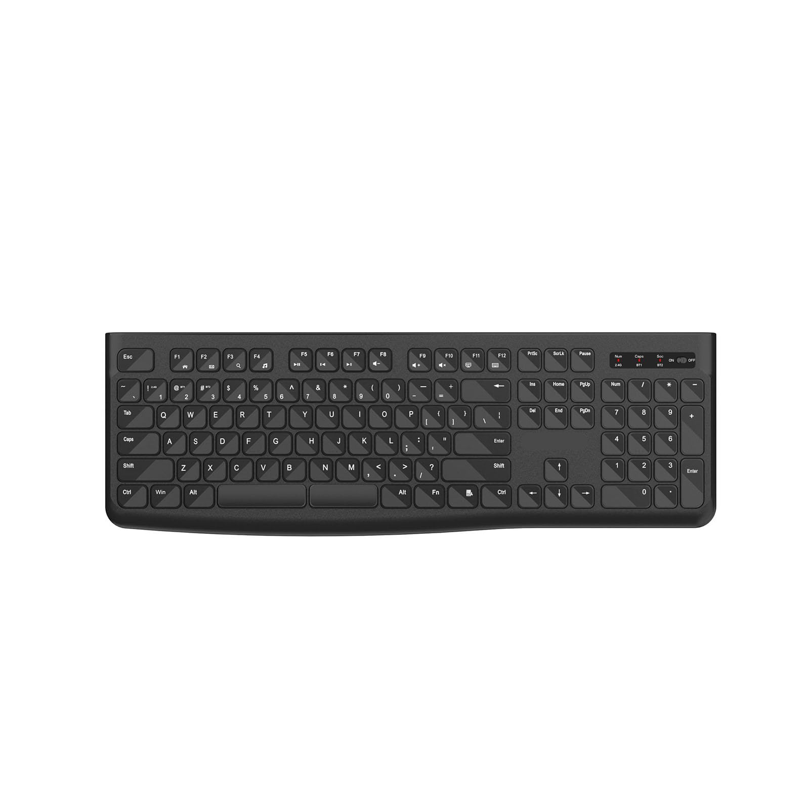 Domary Ensemble Clavier et Souris sans Fil, 105 Touches, Double Mode