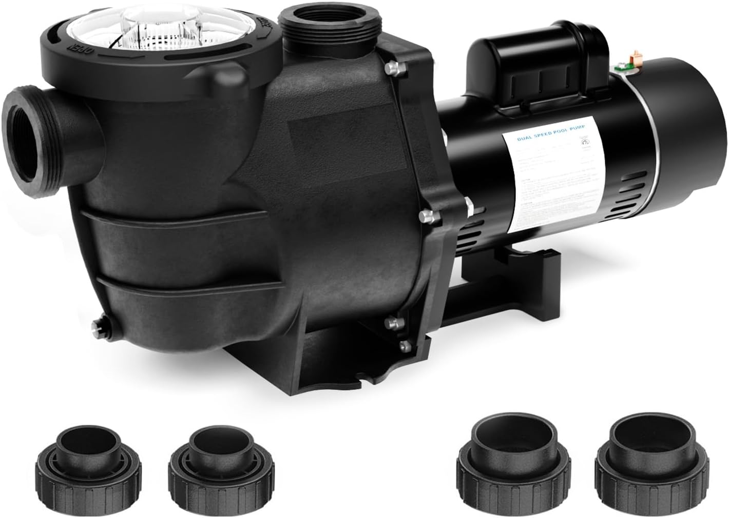 Pipopa 2hp Inground Pool Pump Dual Voltage 6420GPH