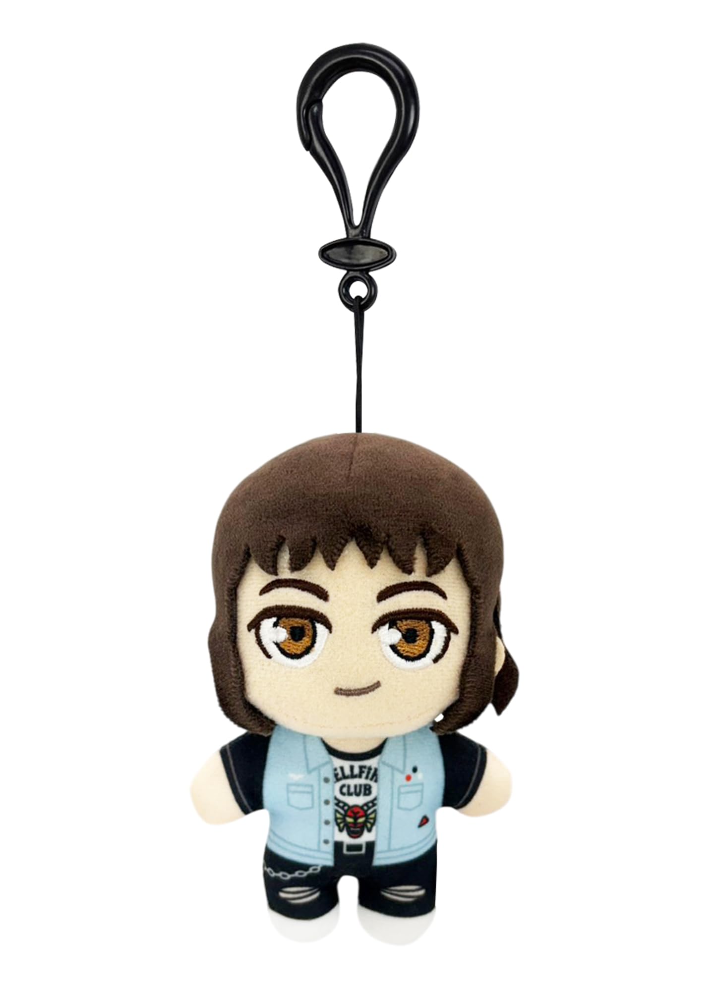 Stranger Things S4 - Eddie Munson Mini Plush w/Spring Clip 4.5" H