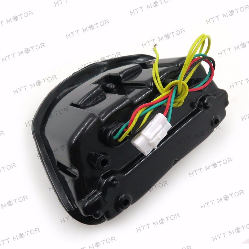 MT044- Tail Light Brake Light Compatible with 2006 2007 Suzuki Gsxr 600 Gsx-R600 750 Gsx-R750 Clear