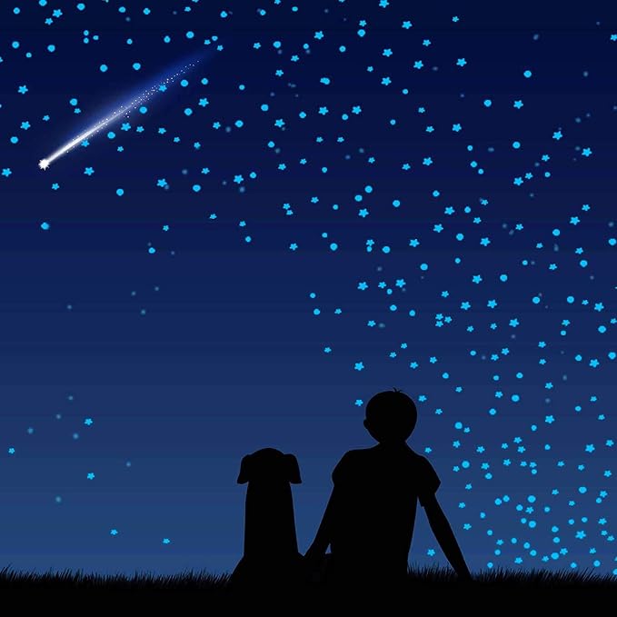 1230 Estrellas Que Brillan en la Oscuridad 3D miniatura 2