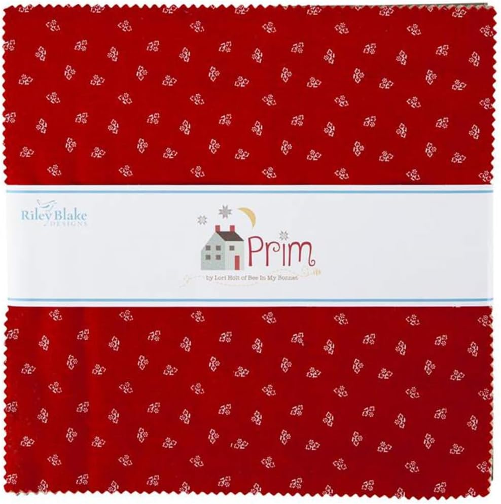 Lori Holt Prim 10" Stacker 42 10-inch Squares Layer Cake Riley Blake Designs 10-9690-42