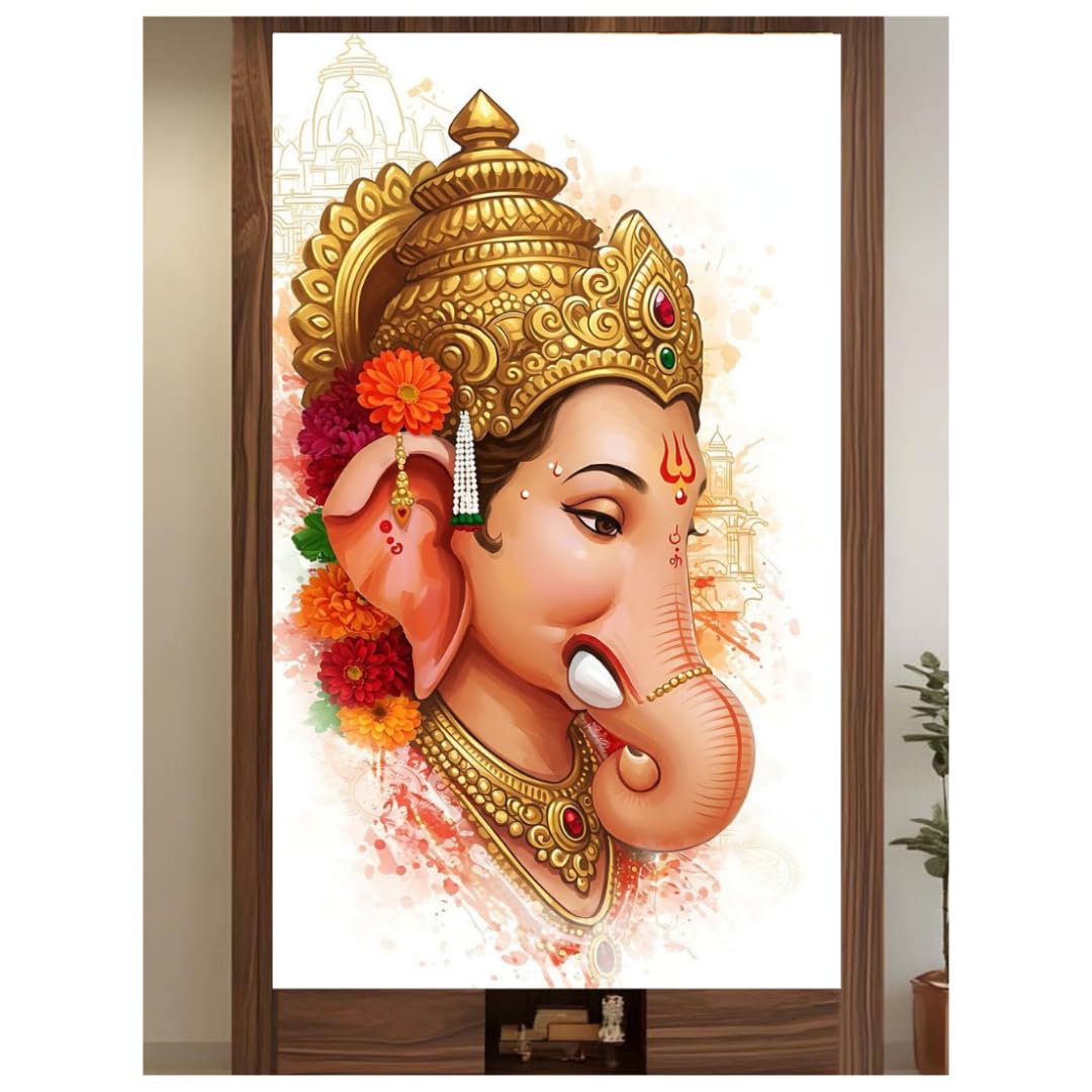 Printed Roller Blinds Blackout Blinds Roller Curtain Spiritual & Decorative Window Shades with pelmet Multiple Divine Designs Choose Size & Style for Mandir, Backdrop, or Home Decor (Collection No. 2)-image-13
