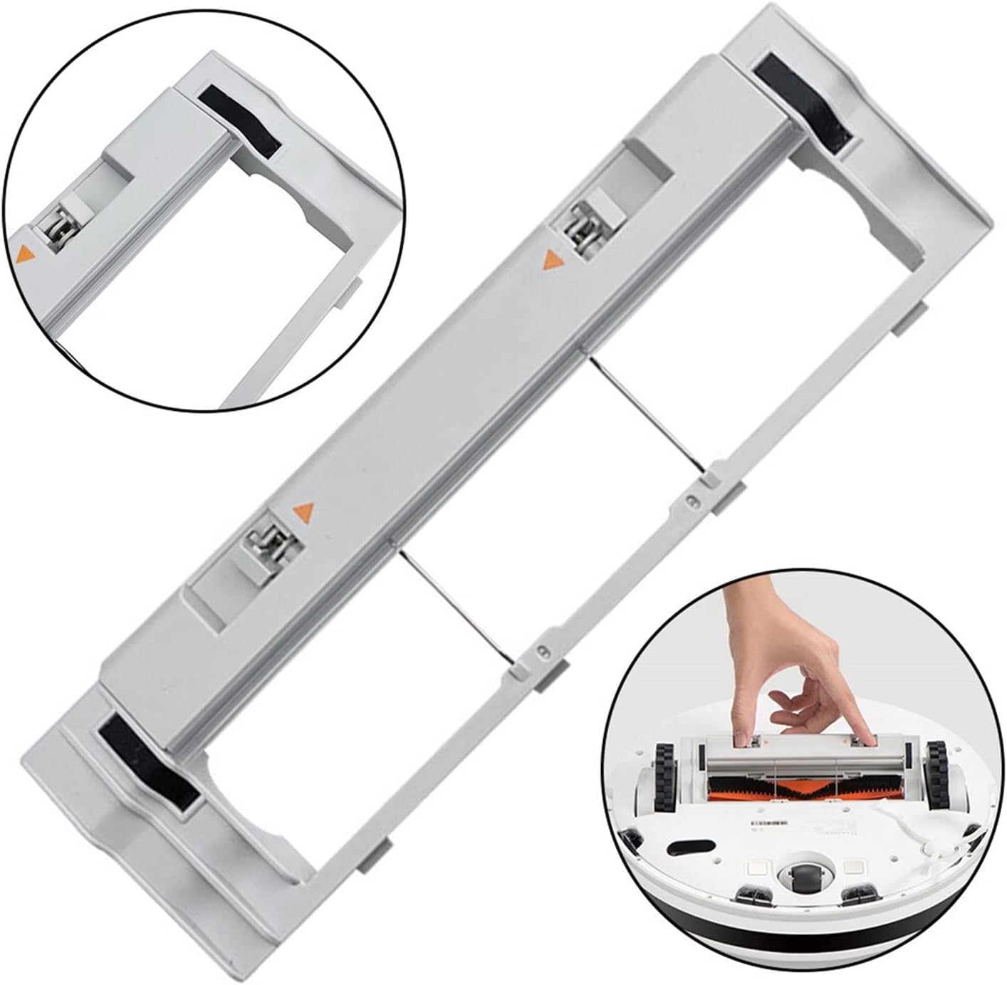 Mian Brush Cover Roller Brushes Covers Robot Vacuum Cleaner Fit For Xiaomi Fit For Dreame Fit For L10 Pro Fit For Robot Vacuum Cleaner Sweeper Replacement Vacuum cleaner parts