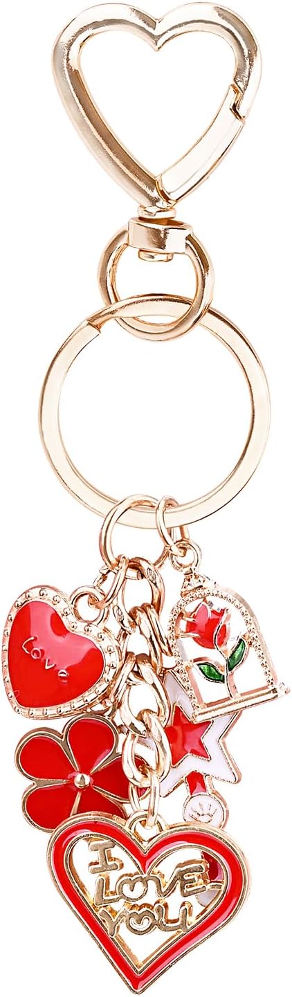 Bag Charm Purse Charms Keychain- Car Accessories keychians Gifts for Women Mothers Day Valentine Bag Accessory