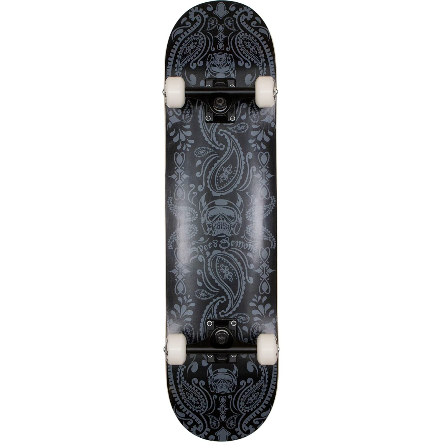 Speed Demons SkateboardsBandana Black Complete Skateboard - 7.75" x 31.7"