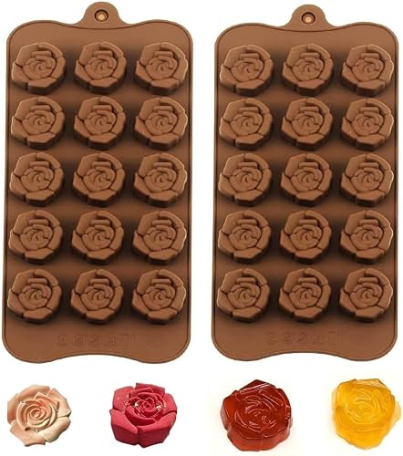 Bamutu Rose Flower Silicone Molds