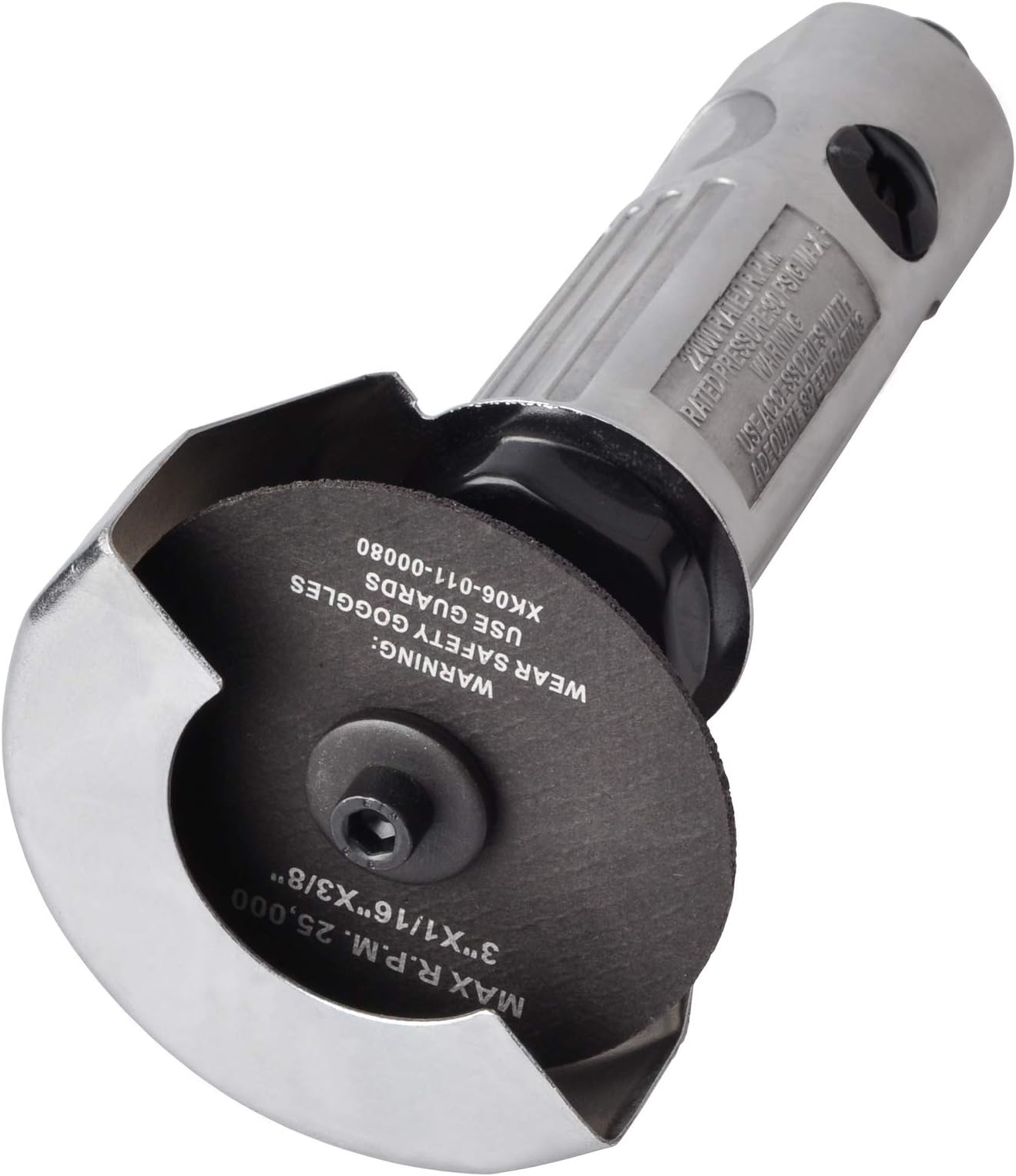 PROSHI 3-inch air cut-off tool, 3" high-speed air cutter, include 1Pcs 3'' Cut-off Wheels, 180-degree guard, pneumatic cutter