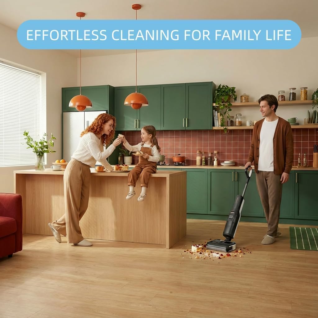 2-Pack Floor Cleaning Solution Compatible with Roborock Saros S8 S7 Q Revo Q Series Floor Cleaner for Hardwood, for Robot & Wet Dry Vacuums Mopping 2L, 33.8 Fl. OZ Original Flavor