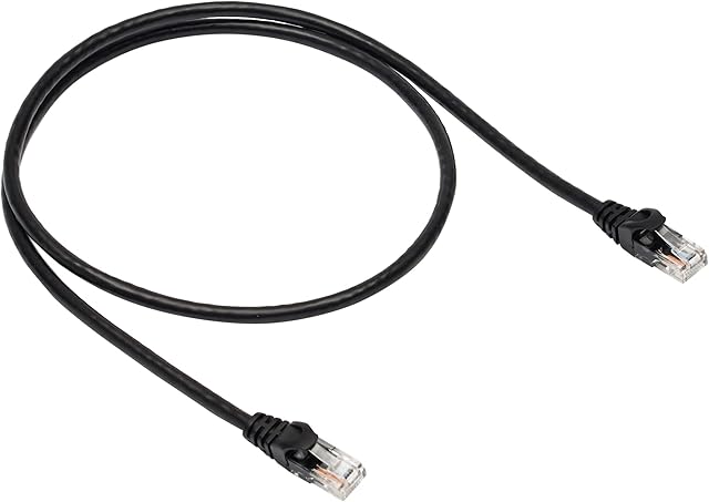 Amazon Basics RJ45 Cat-6 Gigabit Ethernet Patch Internet Cable  0.9 metres
