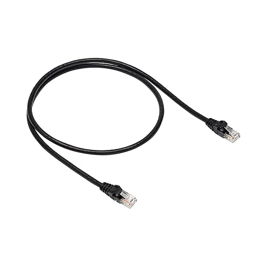 Amazon Basics RJ45 Cat-6 Ethernet Patch Internet Cable - 3 Feet (0.9 Meters)