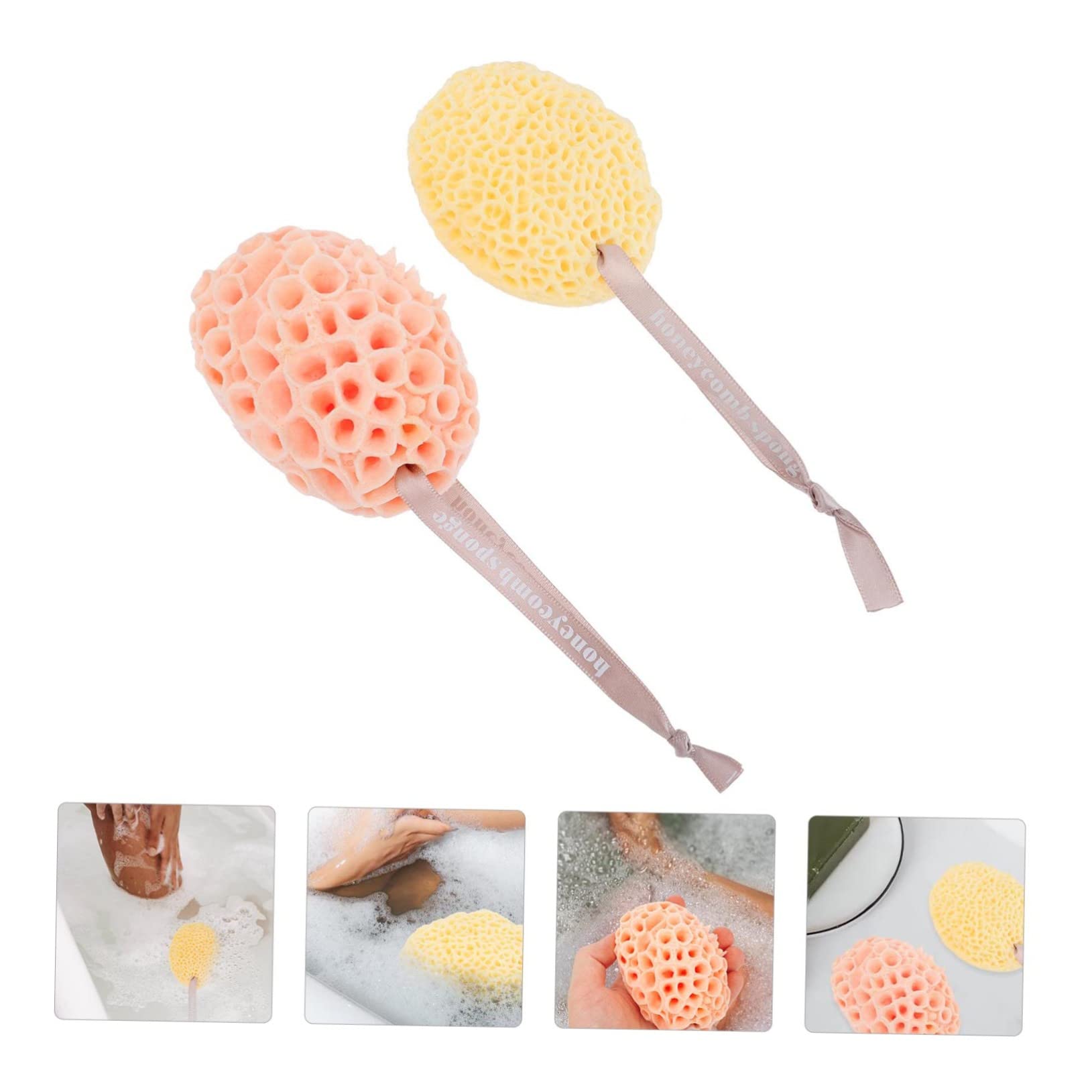 minkissy 10piezas Esponjas De Exfoliantes Para Bebés Esponjas Naturales De Baño Suaves Accesorios De Higiene Corporal Para Baños Diarios