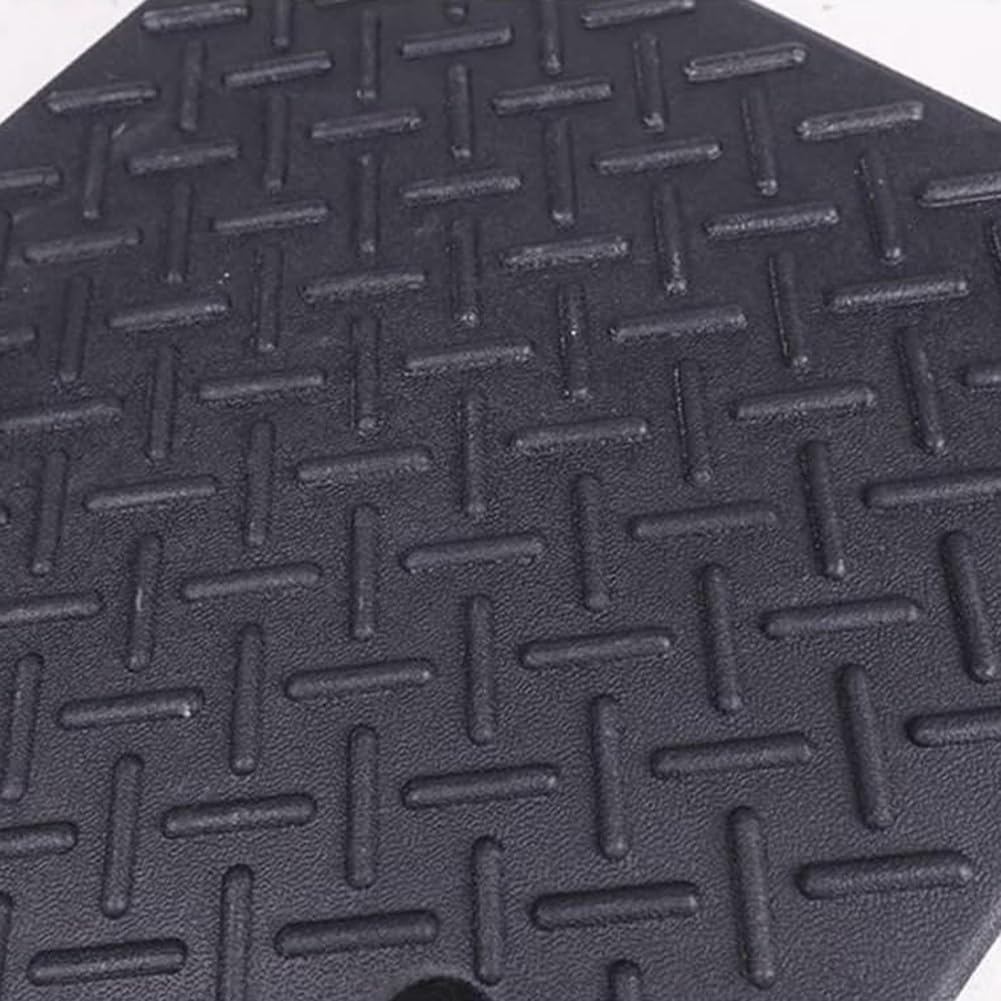 SOYDAN Curb Ramp, Sidewalk Curb Ramp, Heavy Duty Driveway Curb Ramp, Rubber Driveway Curb Ramp for Driveway, Sidewalk, Loading Dock(50x32x9cm/20x12.6x3.5in)