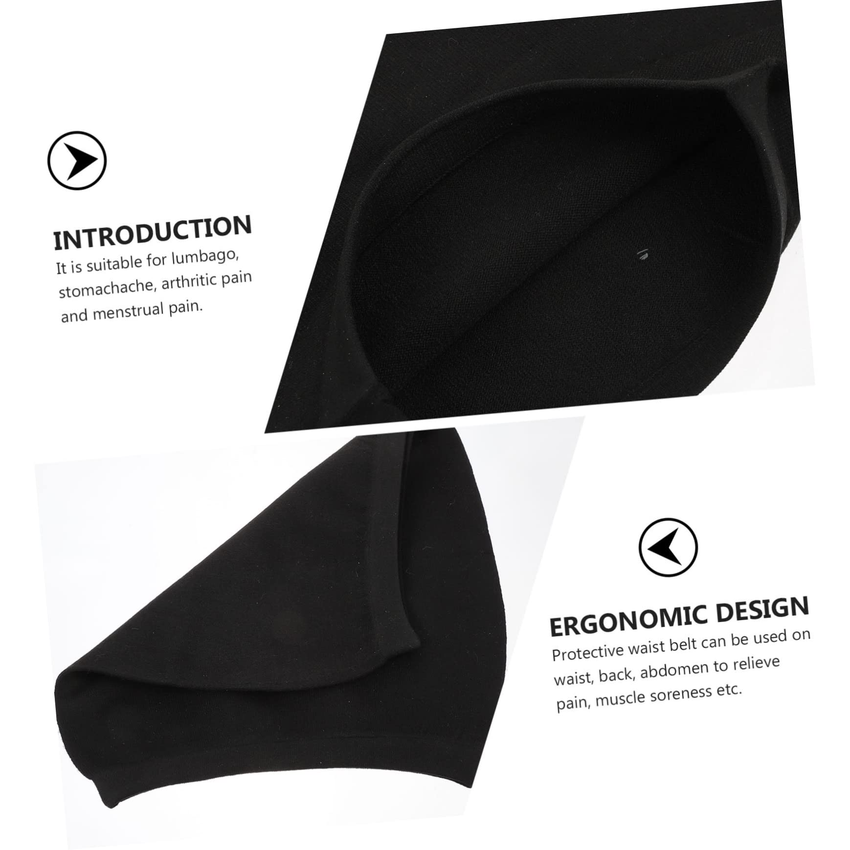 MOLUCKFU 3pcs Waist Support Belt Lumbar Support Belt Warm Warm Thin Belly Protector Winter Men for Tummy Control