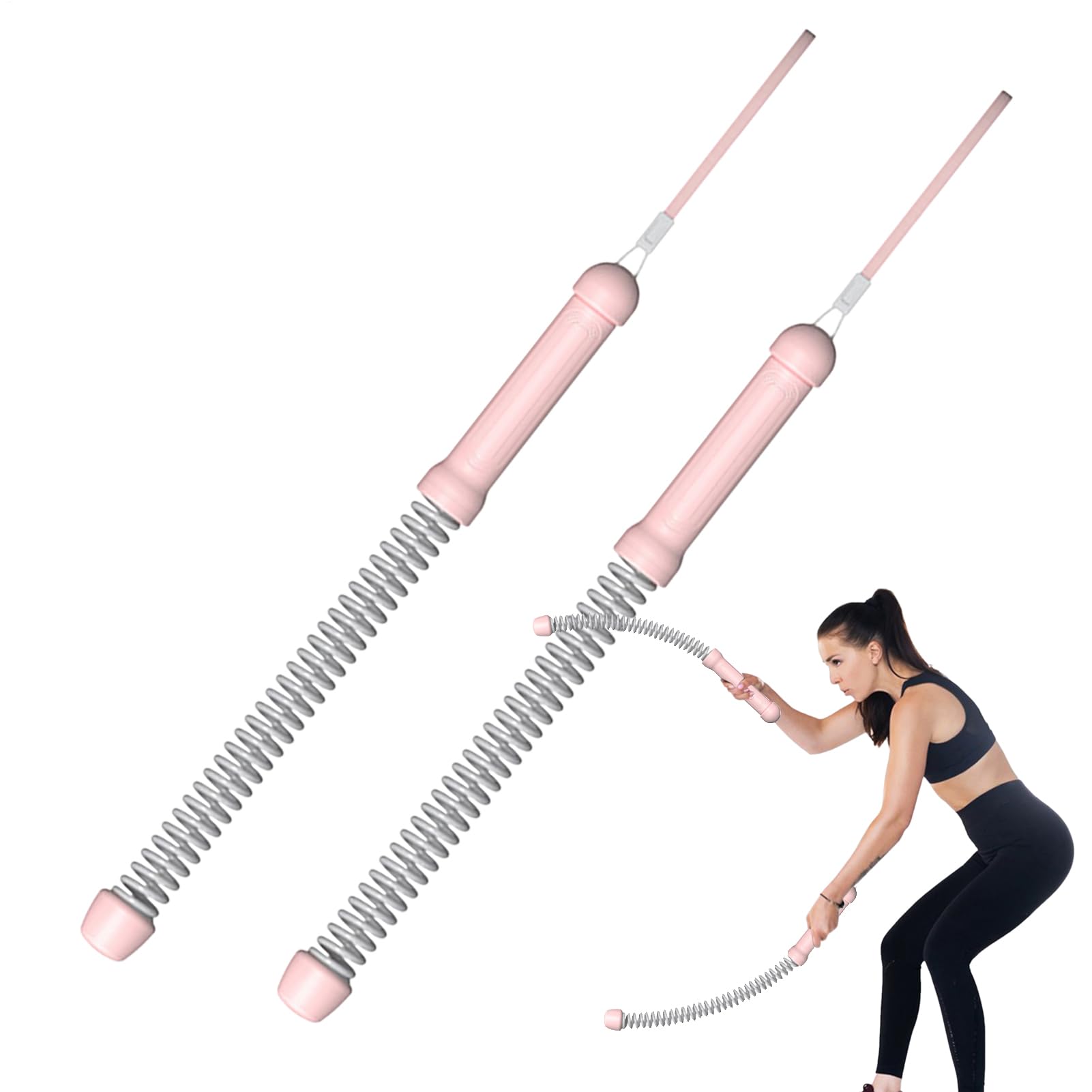 Equipo de fitness con barras para entrenar en casa y gimnasio