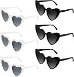 6/12/24/48 Pack Heart Sunglasses Vintage Heart Shaped Glasses Bulk Bachelorette Sunglasses for Women Wedding Party