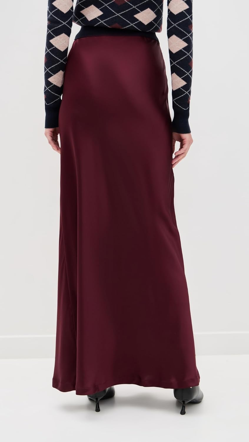 Enza Costa Women's Silk Full Length Skirt - Image 3