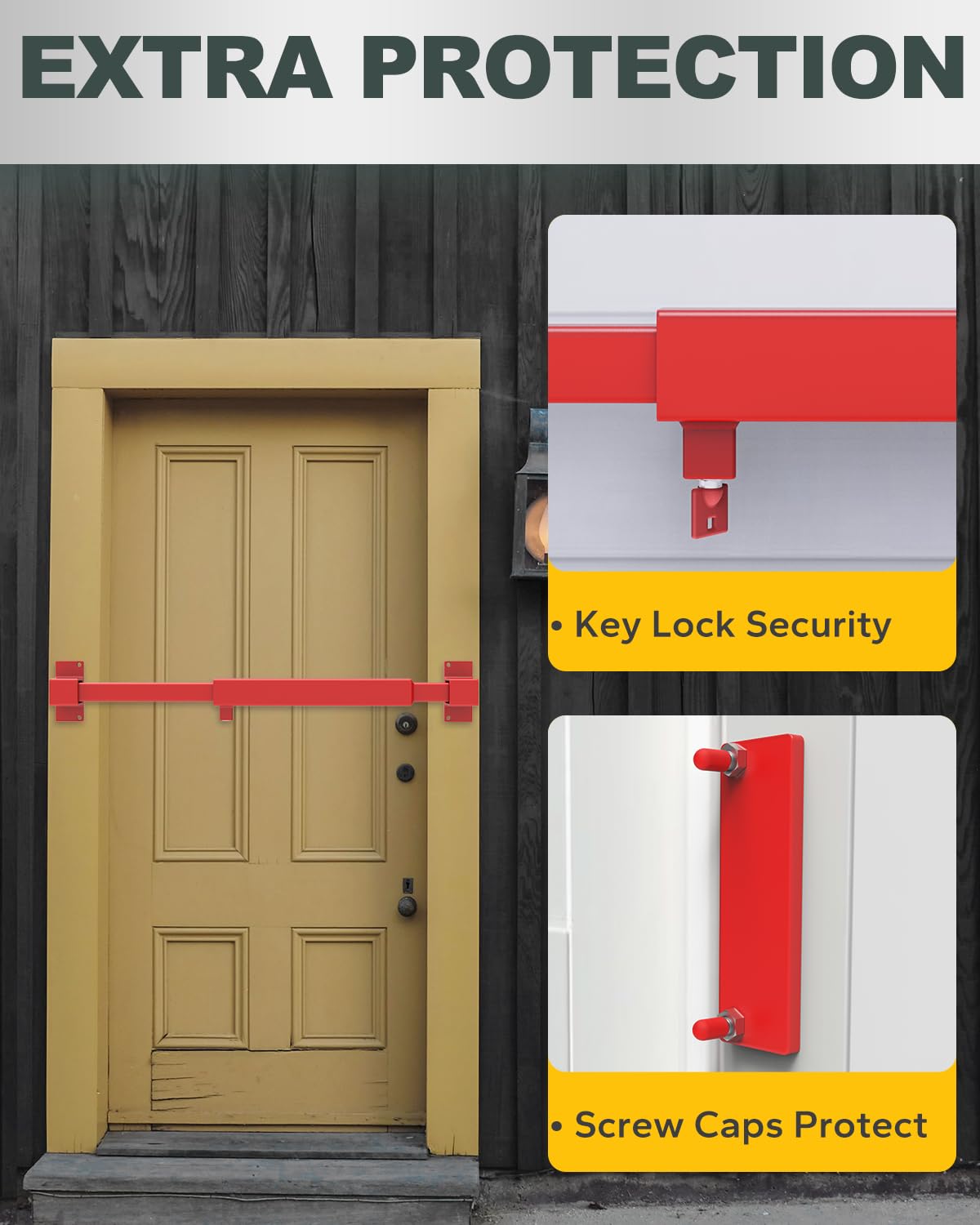 WICHEMI Puerta De Entrada Extensible De 16.4 Pies, Valla Retráctil De  Metal, Protección De Acordeón De Seguridad Plegable Para Exteriores Para  Amplias Aberturas, Tráfico Temporal, Garaje, image size:1200x1500