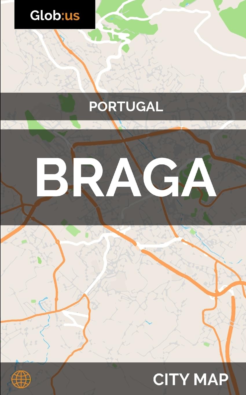 Braga, Portugal - City Map