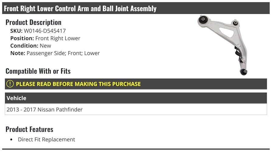 Amazon.com: Marketplace Auto Parts - Front Right Passenger