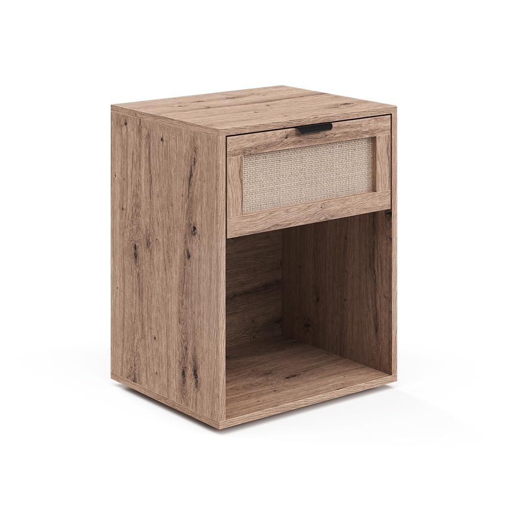 Vicco Comodino camera da letto Elven, Rovere, 47 x 60 cm