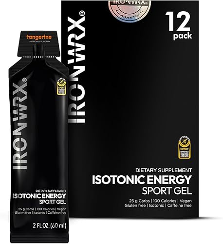 Miniatura 9 de Isotonic Energy Gels 0.88 oz de carbohidratos rápidos y electrolitos Combustible de resistencia sin desorden para correr, ciclismo y triatlones