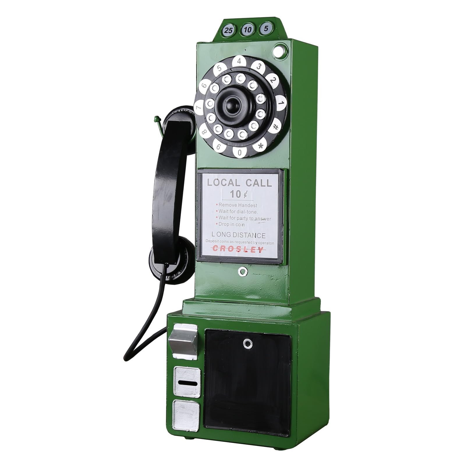 Cabine téléphonique vintage décorative pour créer un coin bistrot