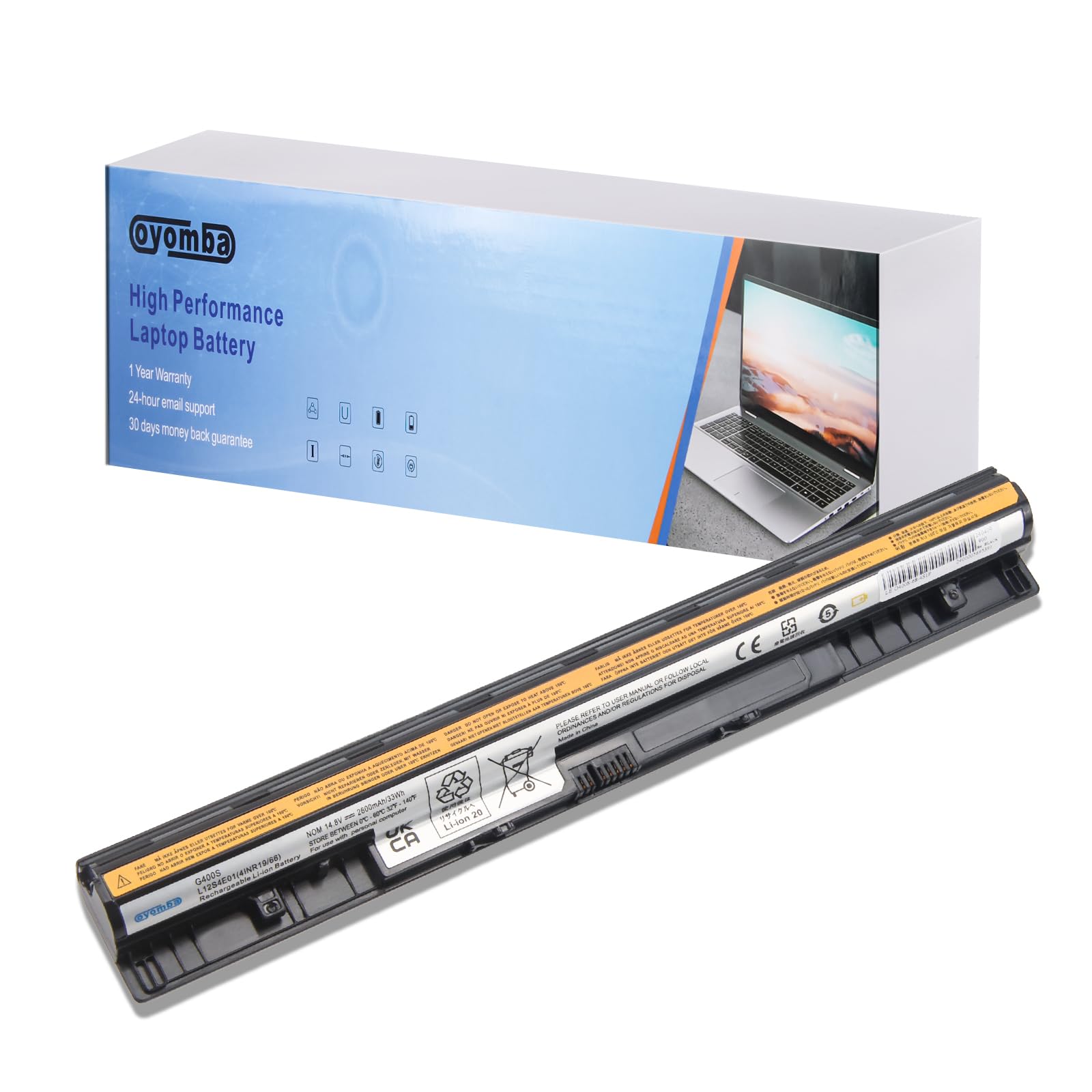 L12M4E01 Laptop Battery Lenovo L12L4E01 L12S4E01 L12L4A02 L12M4A02 L12S4A02 LdeaPad G50 G50-30 G50-45 G50-70 G400s G500s G505s S410p S510p Z50 Z70 Z70-80 Z710