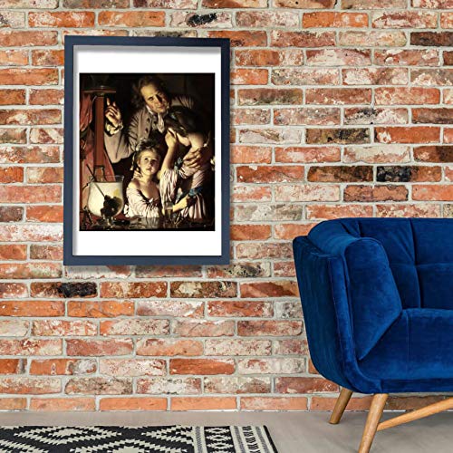 Une expérience sur un oiseau Tableau Joseph Wright Spiffing Prints XL Mat Encadré