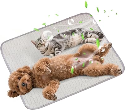 PETCUTE Dog Cooling Mat, Pet Self-Cooling Mat, Summer Cool Pads, Non-Slip Dog Sleeping Pad, Foldable Washable Cool Blanket for Dogs & Cats,Suitable for Indoor and Outdoor Use,XL