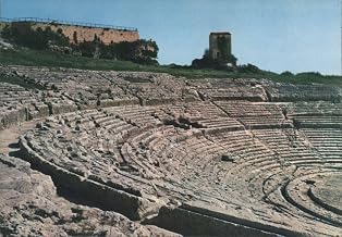 Siracusa Greek Theater Ruins, Sicily Siracusa, Italy Original Vintage Postcard
