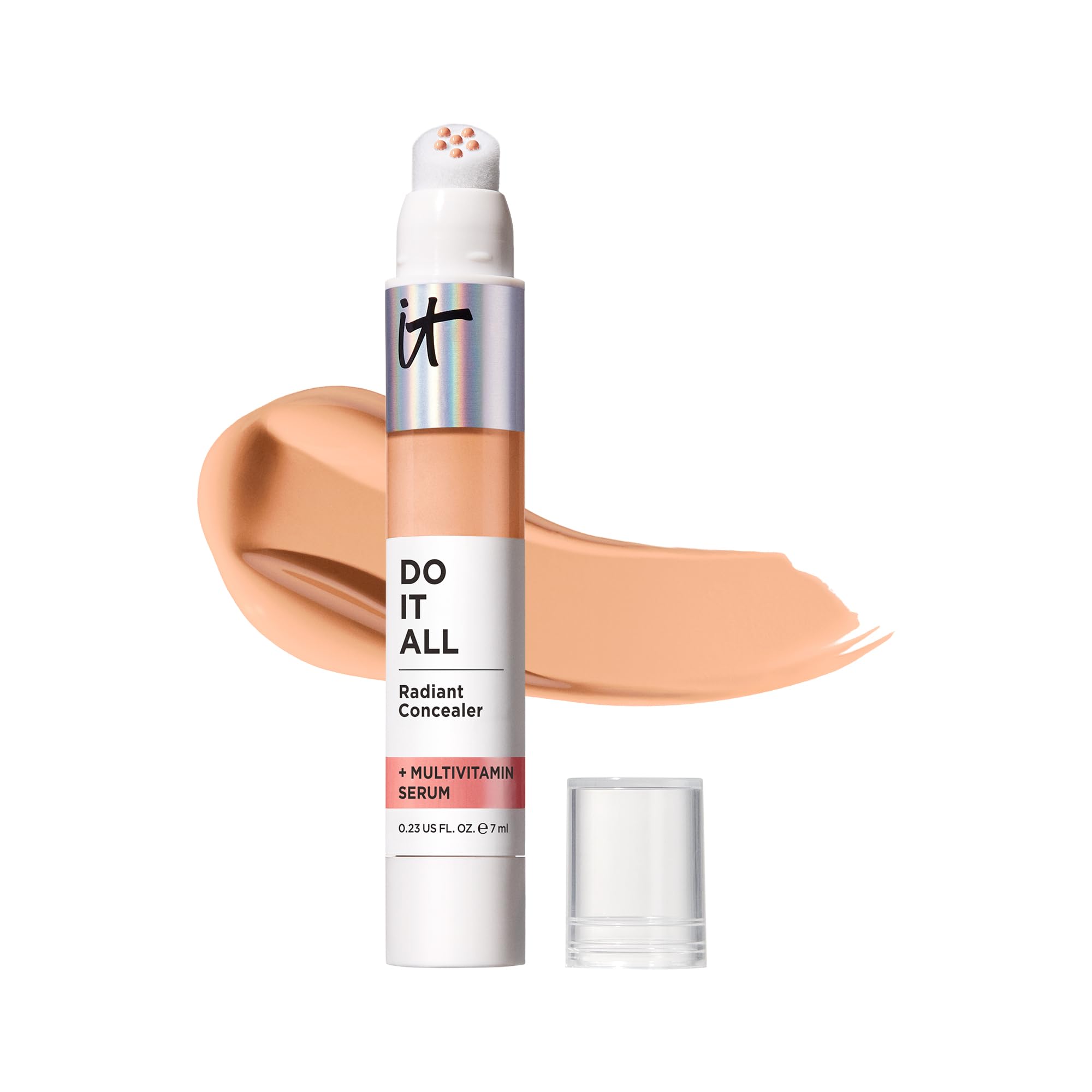 IT Cosmetics Radiant Concealer with Medium Coverage, Enriched with Vitamins B3, B5 and E, Do It All Concealer