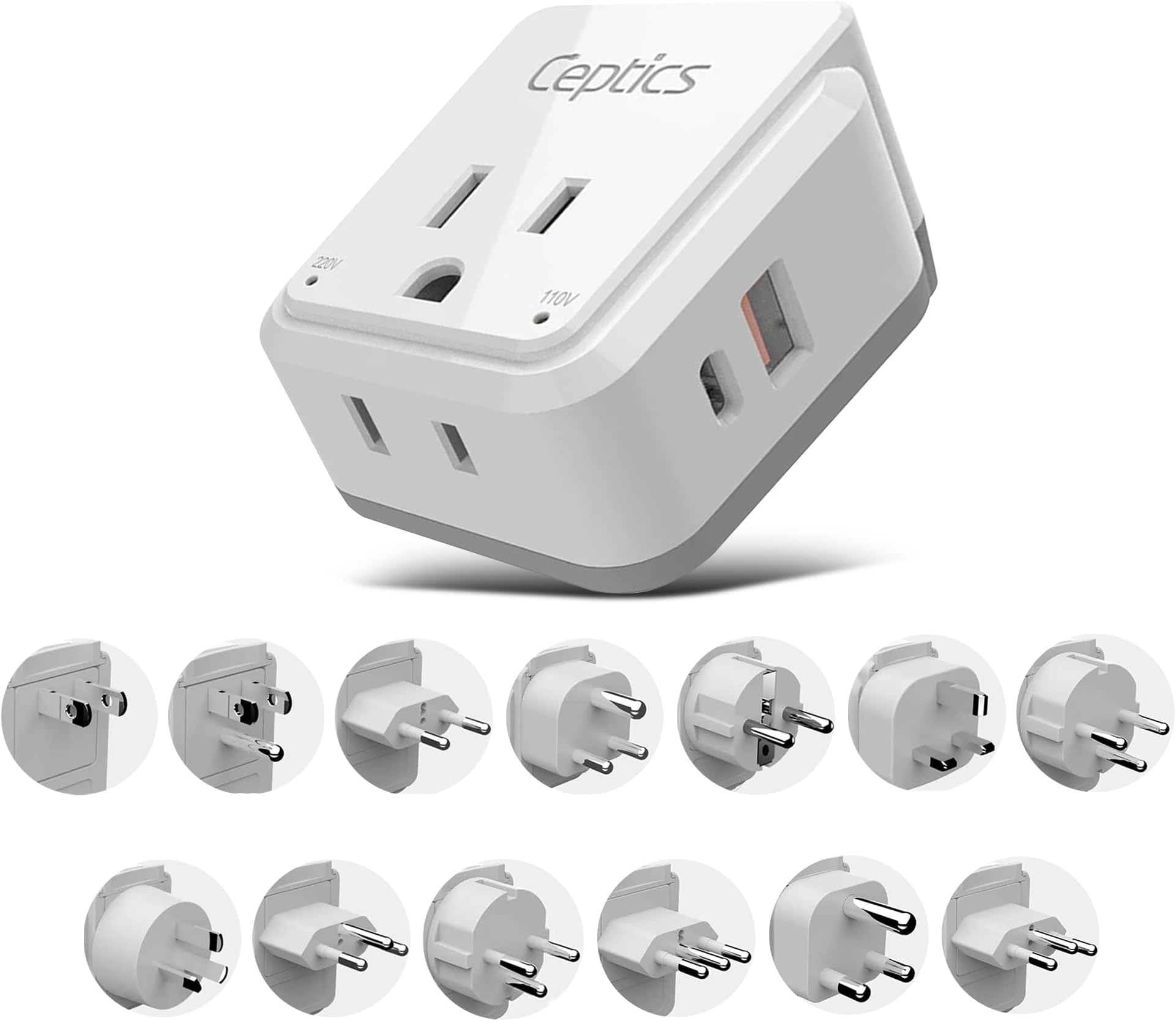 2 Outlet + 2 USB