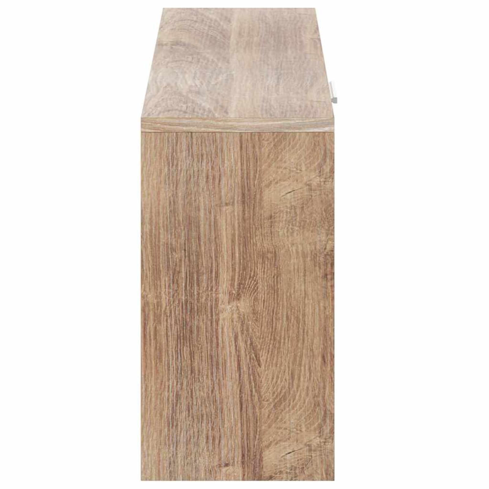 Schuhbank Eichefarben MDF Holzwerkstoff 80x24x45 cm 5-6 Paar Schuhe