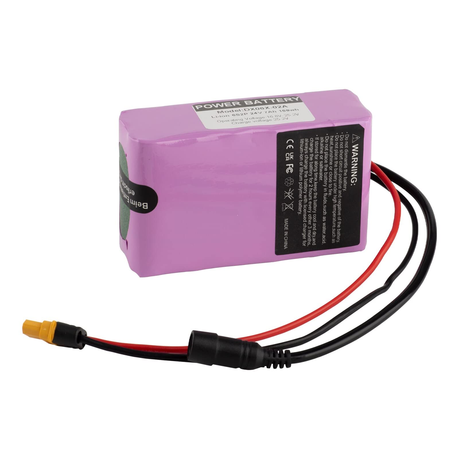 Pełne napięcie wynosi 25,2 V, nie 29,4 V) akumulator do roweru elektrycznego 24 V 7 Ah akumulator litowo-jonowy 10 Ah 12 Ah 14 Ah 20 Ah z ładowarką 200 W -450 W, 250 W, 300 W, 350 W, do zabawek