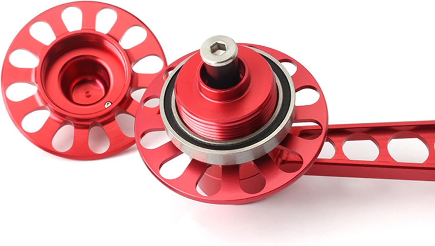 Single-Speed Chain Tensioner with Adjustable Tension and Dual Spring Chain Guides - Noiseless Performance and Easy Installation for Dirt Bikes, Folding Bikes