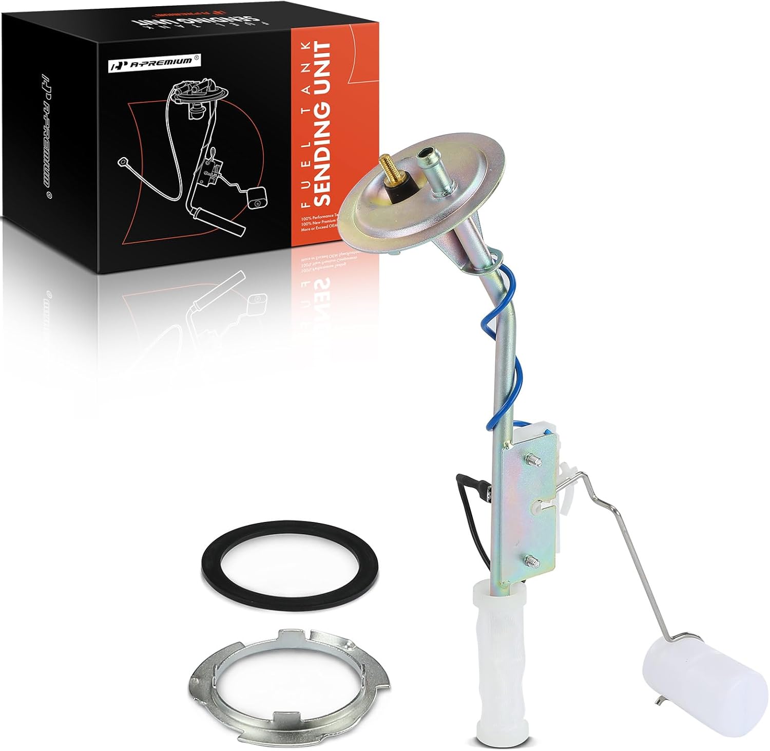 A-Premium Fuel Tank Sending Unit Compatible with Ford Econoline 1961 2.4L, Econoline 1962-1964 2.4L 2.8L, Econoline 1965 2.4L 2.8L 3.9L, Econoline 1966-1967 2.8L 3.9L, Replace# TS6167ECSU