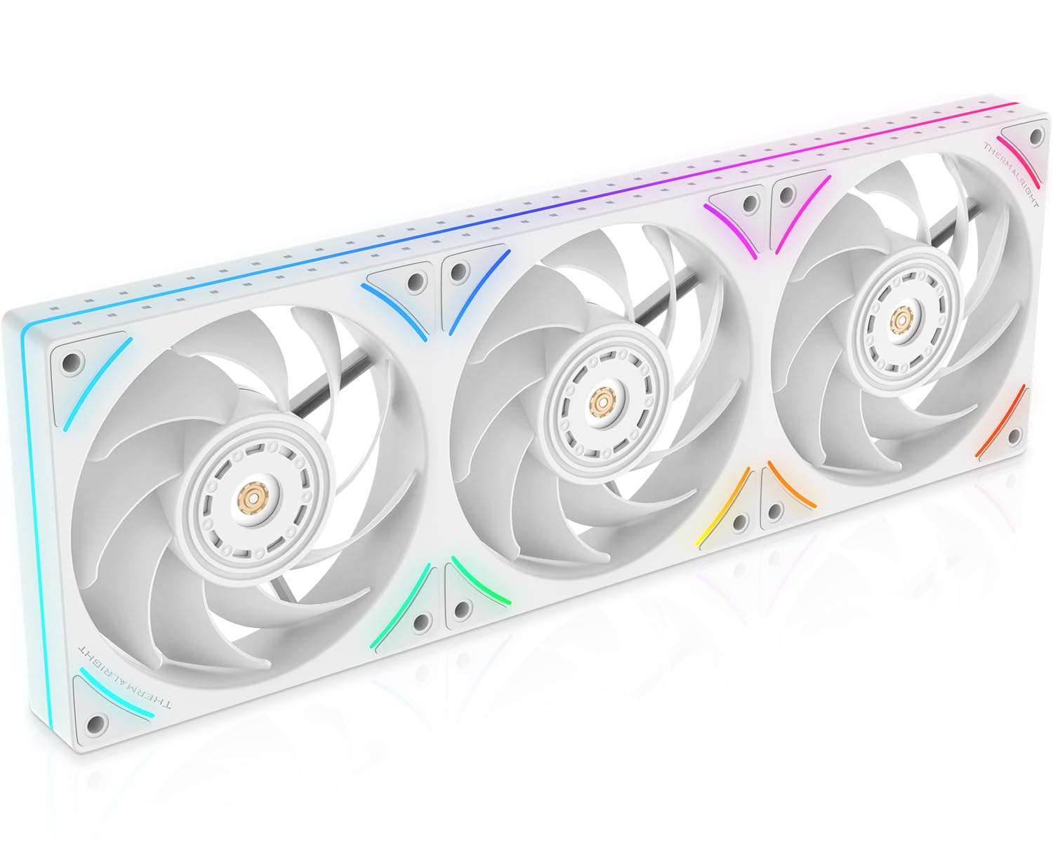 Thermalright TL-UB36W 360 mm jednoramkowy wentylator chłodzący do PC, PWM prędkość 2150 obr./min, oświetlenie ARGB, wysoki przepływ powietrza, pojedynczy kabel modułowy, do obudowy i chłodziarki