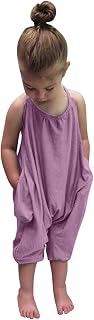 Little Sister Outfit Girls Jumpsuit One Pants Kids Piece Baby Romper Strap Toddler Backless Girls Romper Jumpsuit