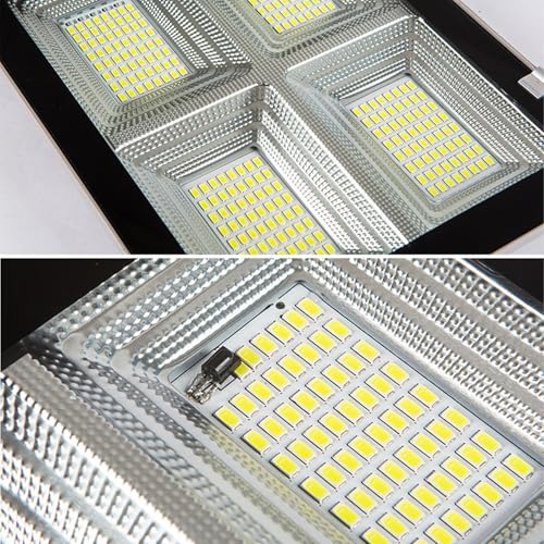 Image of Gigawatts 430 LED 250W Solar Street Light with Wall Bracket & Remote Control 30Ah Battery Inbuilt 39W Solar Panel IP65 Water Resistant Outdoor Lamp for Wall Pathway Garden and Patio (1Pc, Cool White)