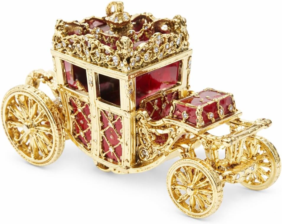 BestPysanky 1897 Coronation Royal Imperial Easter Egg 3.8 Inches Tall