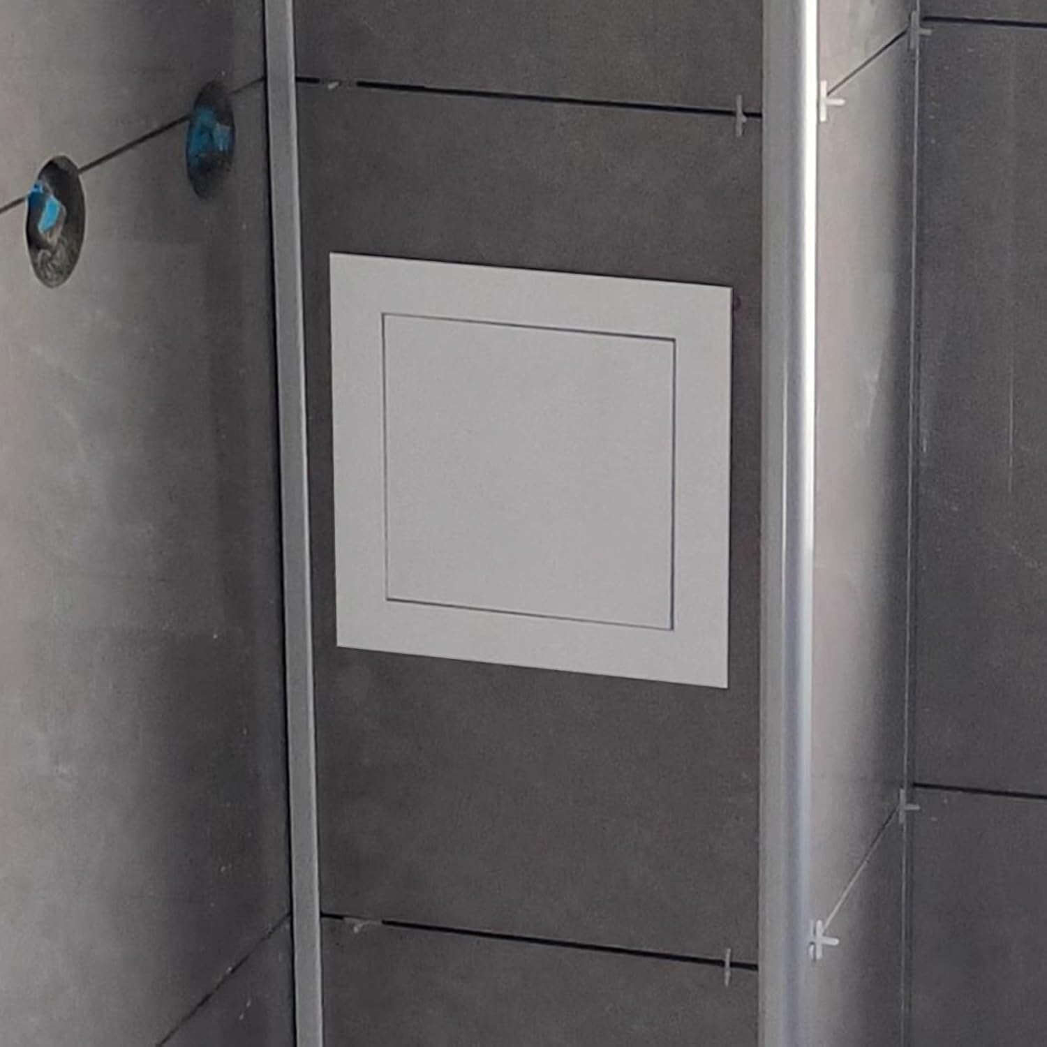 VUIKLCty Access Panel For Tiled Bathroom Shower Walls Touch-activated Latch Ceiling Cover(20x20in(500x500mm))