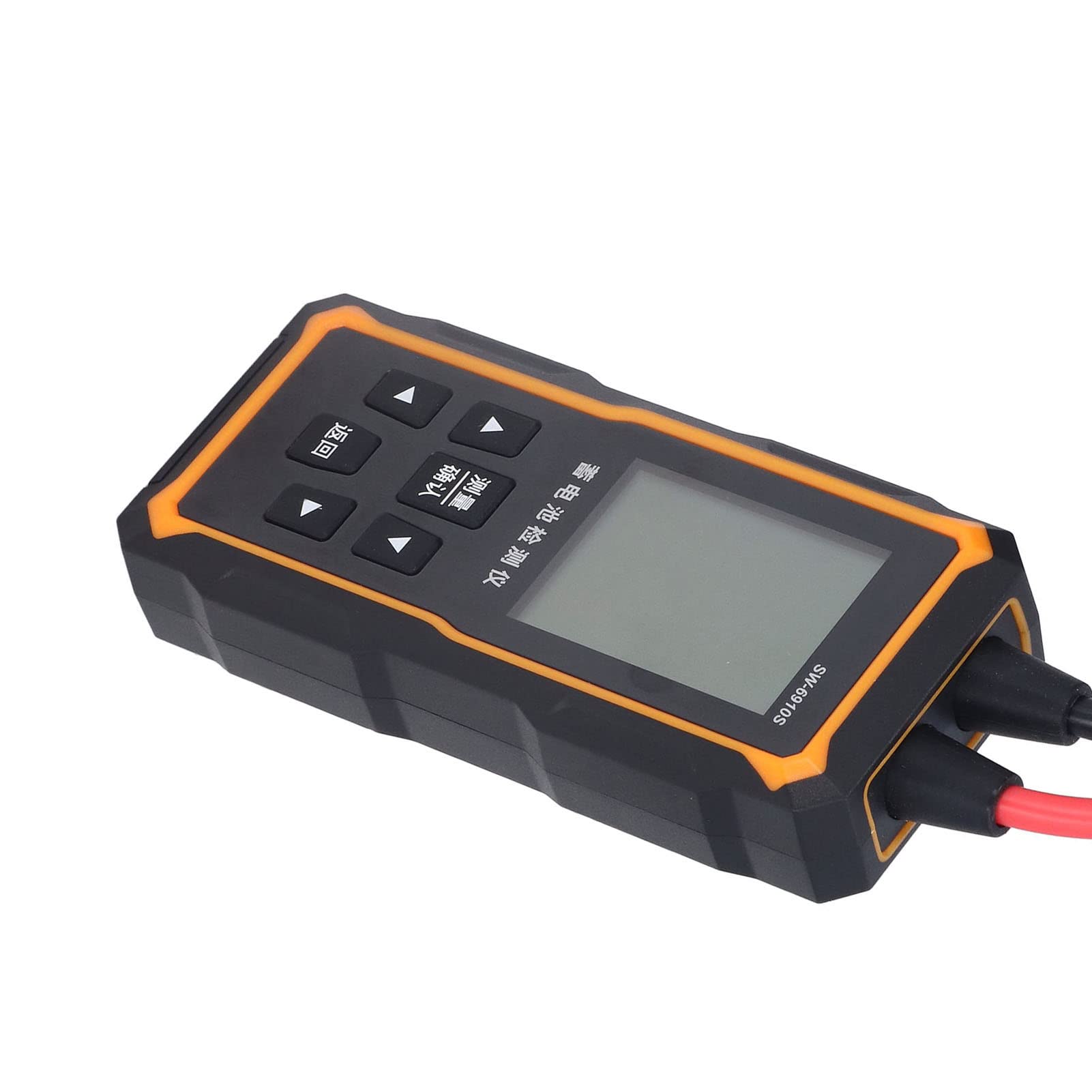 Ejoyous Tester Baterii Duży Wyświetlacz LCD Tester Akumulatora Samochodowego do Akumulatorów Kwasowo-ołowiowych 12 V 24 V ABS Test Kelvina CCA Analiza Rozruchu ładowania dla Właścicieli Pojazdów w