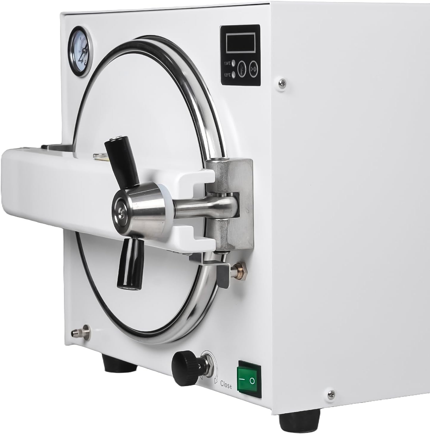 Autoklaven-Dampf 18L 1000W, tragbarer LED-Digitalanzeige-Autoklaven-Sterilisator mit Chip-Kontroll-Edelstahl-Laborausrüstung