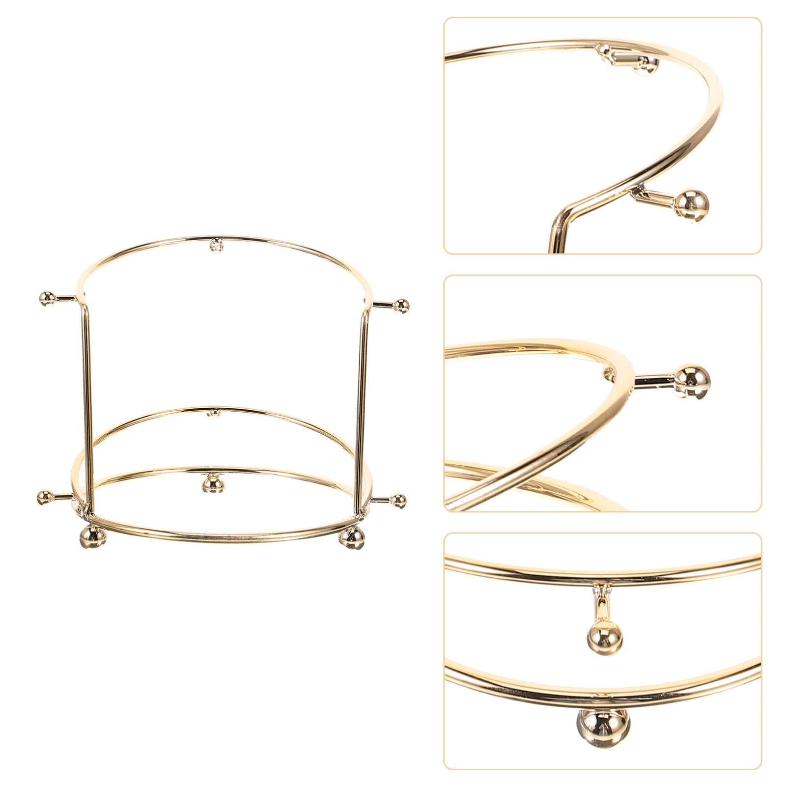 BESTYASH Crown Metal Stand Hoofdband Houder voor Bruids Kronen 4-tier