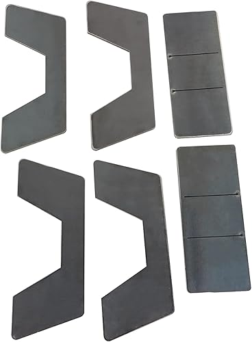 Miniatura 3 de labwork Kit de muesca universal para marco trasero en C, cuadrado para debajo de la cama, 6 piezas