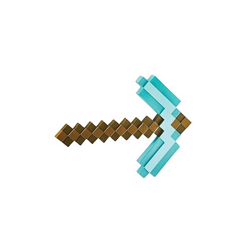 Minecraft DISKX65685 Disguise Accessories Kostüm, Diamant Spitzhacke, 4 Jahre+, Einheitsgröße, Zubehör, 4+Jahre