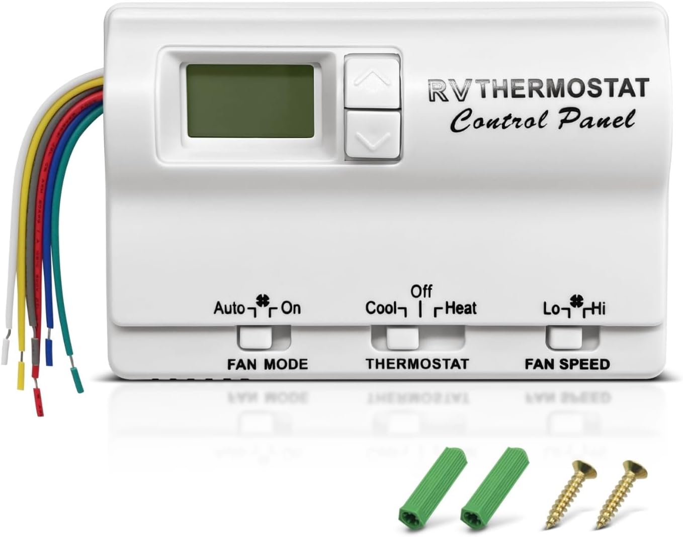 RV Digital Thermostat Replacement 83303862 83303362 for Coleman Mach 8330-336, 8330-337, 8330-338, 8330-339, 8330-368, 8330-386 Air Conditioners, White