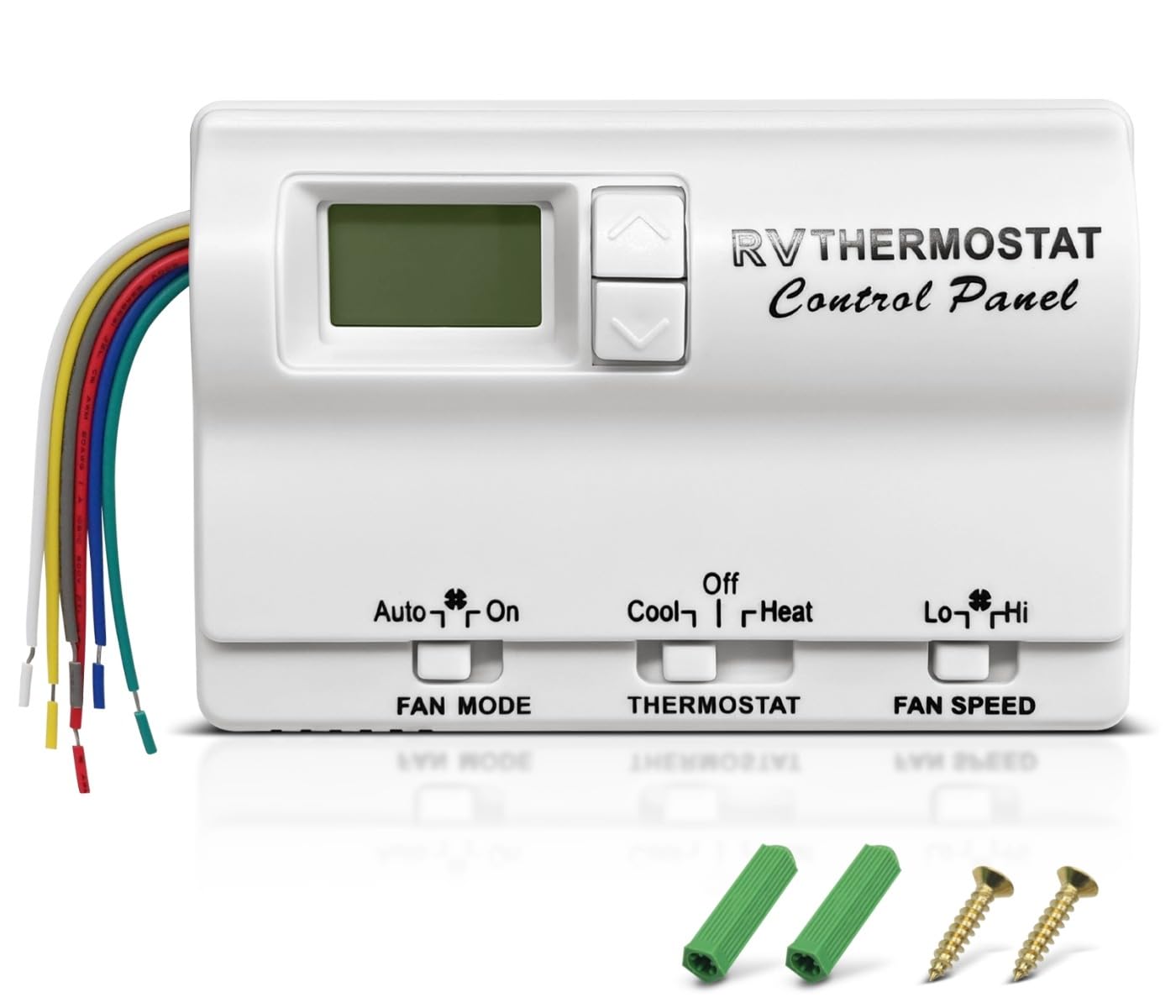 Photo 1 of RV Digital Thermostat Replacement 83303862 83303362 for Coleman Mach 8330-336, 8330-337, 8330-338, 8330-339, 8330-368, 8330-386 Air Conditioners, White