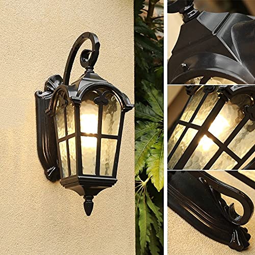 Lanterne murale extérieure E27 étanche pour éclairage de jardin